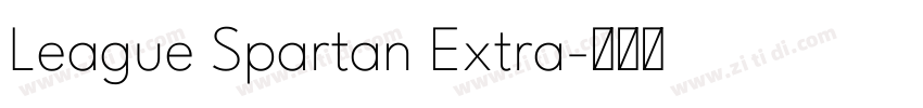 League Spartan Extra字体转换